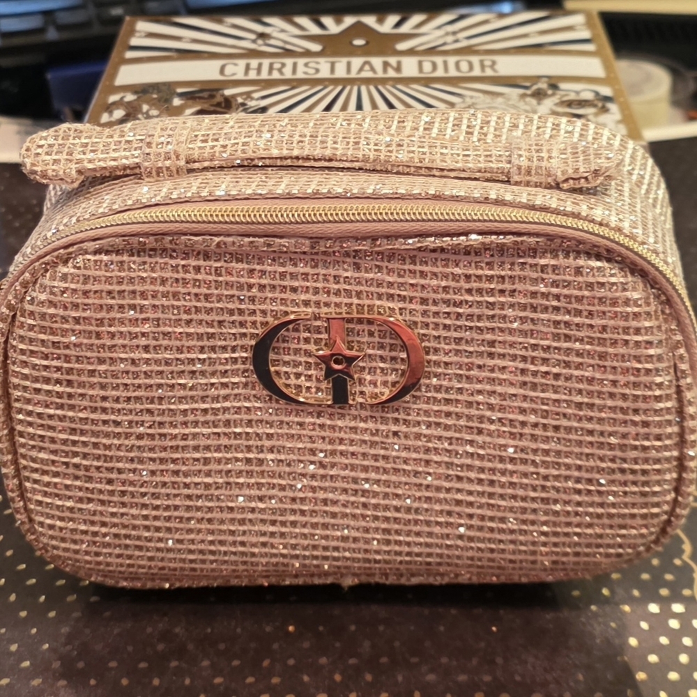 Christian Dior limited edition cosmetic pouch